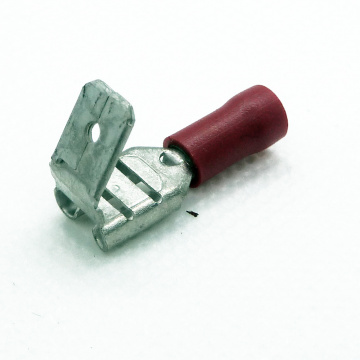 Red 6.3mm Female Piggy Back Spade Terminals Connectors Pk 50 Pre Insulated 