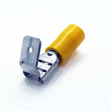 Image for 6.3mm x 0.8mm Yellow Pre-Insulated Piggy Back Terminal