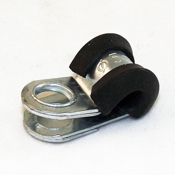 Image for Rubber Lined 'P' Clip : 6mm